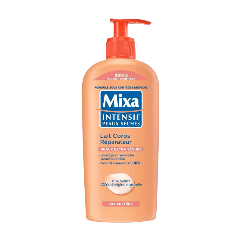 Mixa Lait Corporel Réparateur pour Peaux Extra Sèches, 400 ml