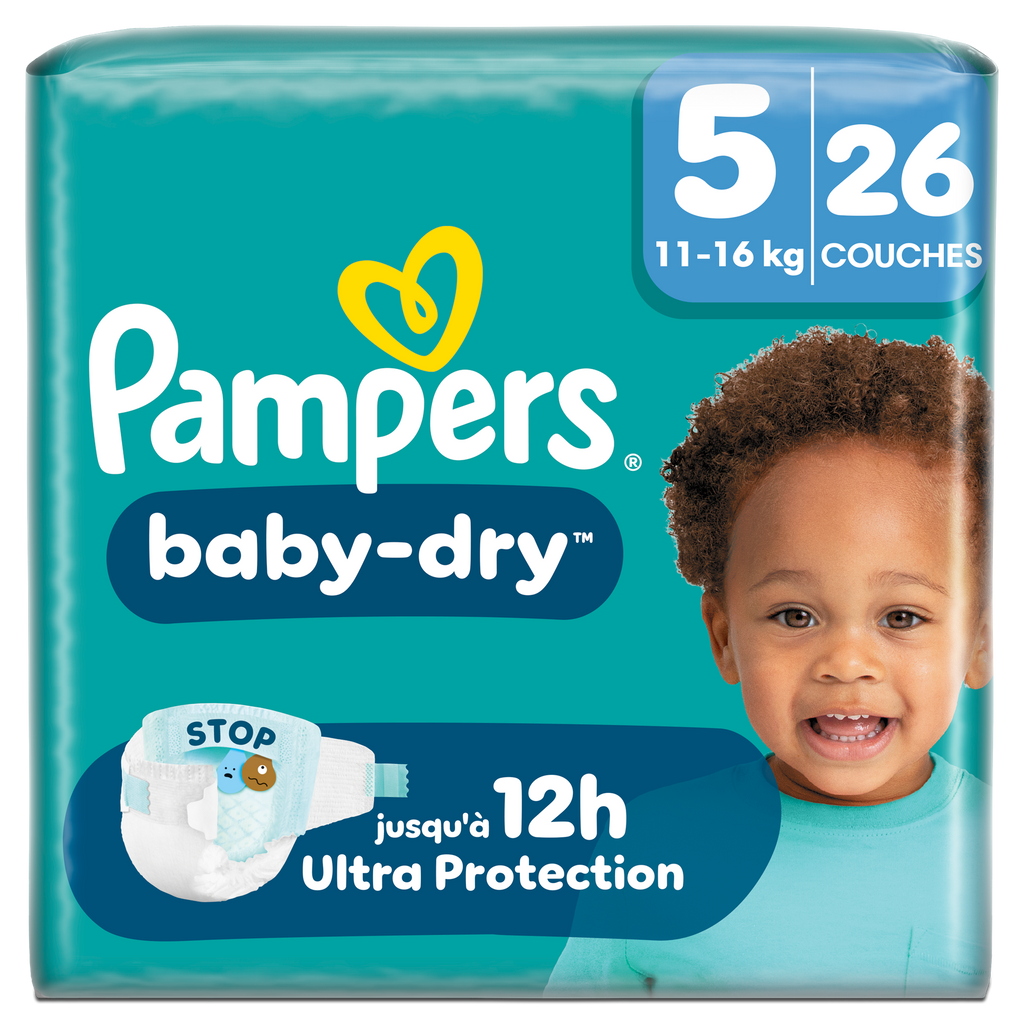 Pampers Baby Dry Taille 5 26 couches