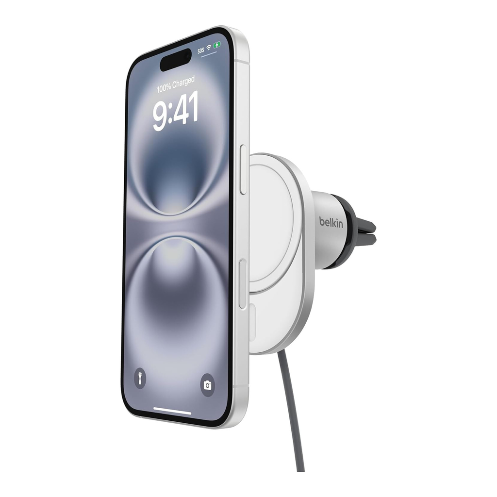 Belkin Chargeur Voiture Magnétique BOOST CHARGE Qi2, sans bloc d’alimentation
