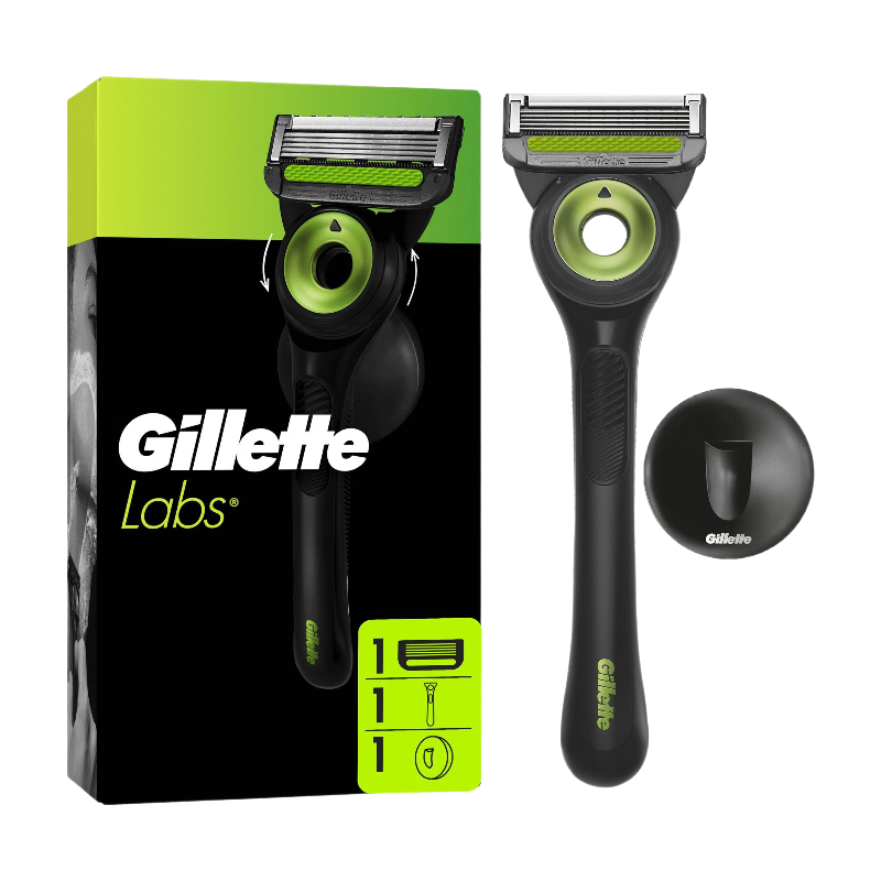 Gillette Labs Rasoir pour hommes avec barre exfoliante Édition Nuit néon 1 unité