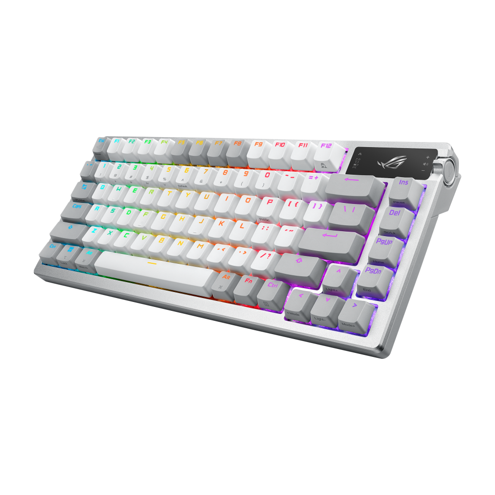 ASUS ROG Azoth Clavier Mécanique Gaming Sans Fil - AZERTY - Blanc