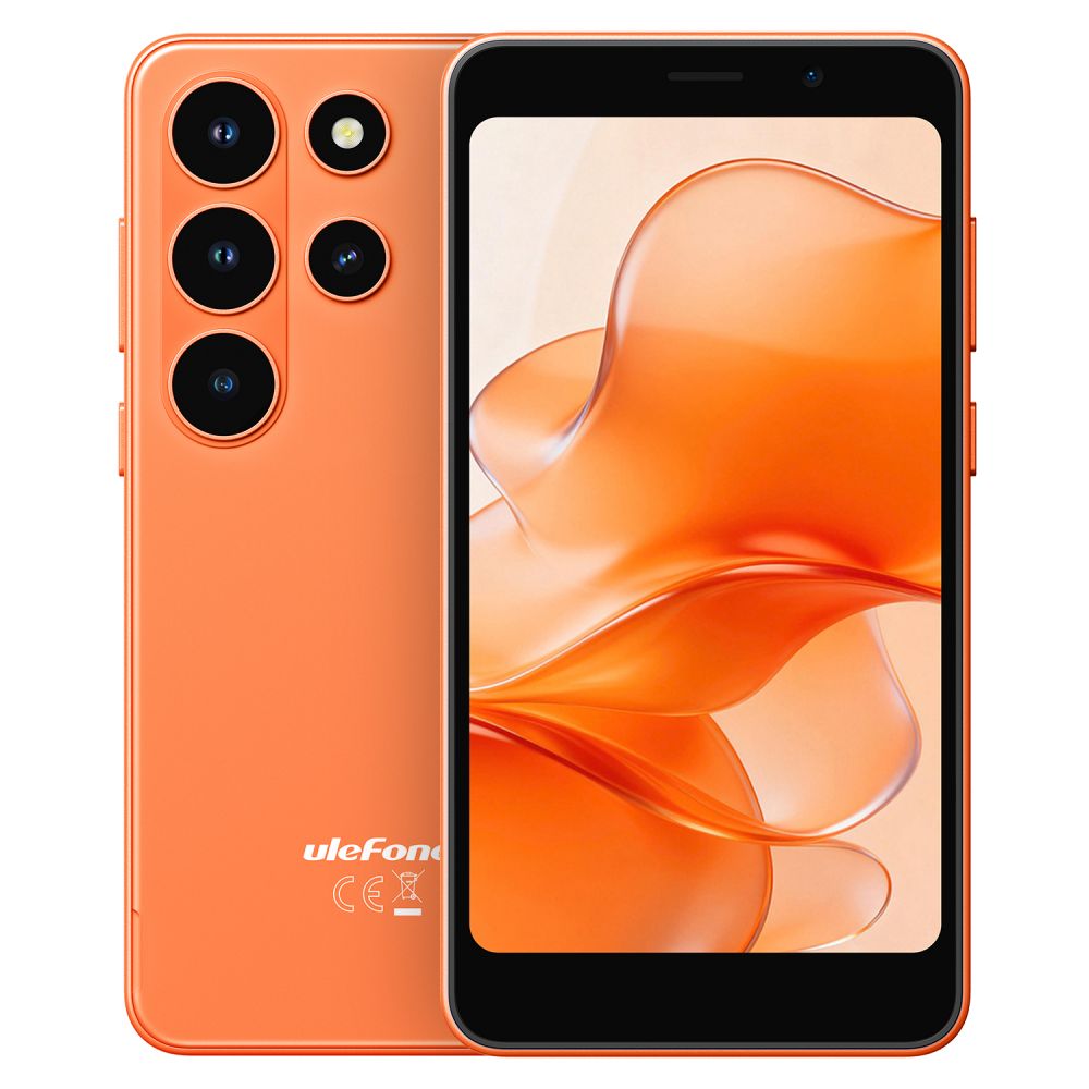Ulephone Note 22 (3+32) Orange Smartphone Android 16 Go 4G Sans Chargeur Double SIM