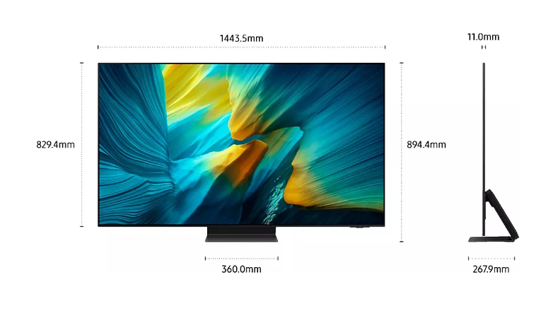 Samsung TV OLED 4K 65-pouces TQ65S95F Écran anti-reflets