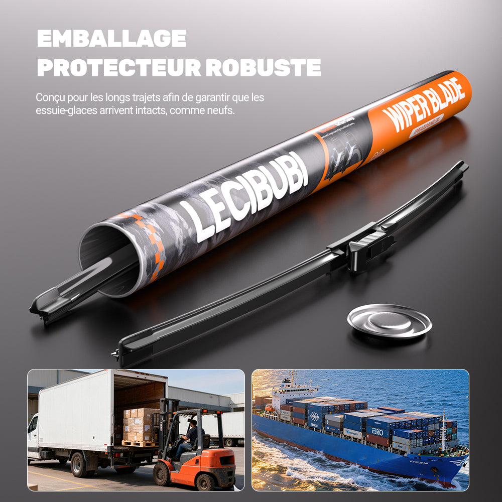 LECIBUBI Essuie-glaces pour BMW Série 1 F20/F21 & Série 2 Coupé/Cabrio (F22/F23), équipement d'origine - 550 mm + 450 mm