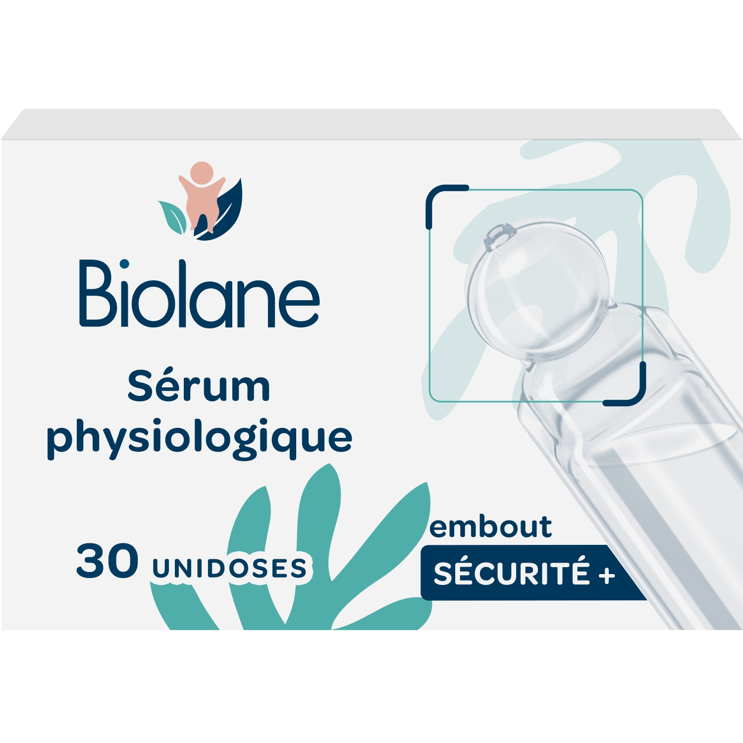 Biolane Sérum Physiologique Bébé Hygiène Nez & Yeux Embout de Sécurité 30 x 5 ml