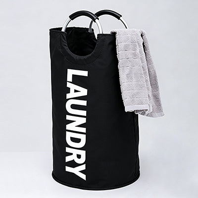 Vilscijon Panier à linge 90 L grande capacité pliable - Panier à linge sale et de rangement - Noir