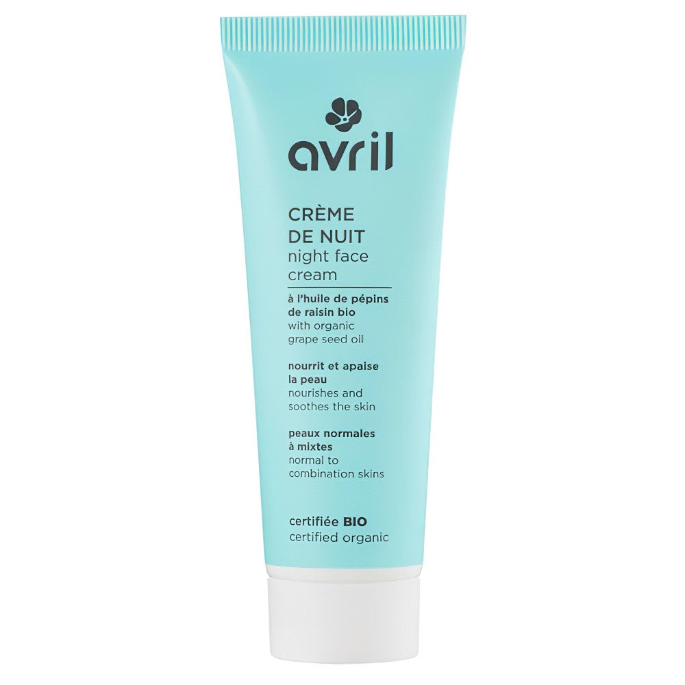 AVRIL CREME DE NUIT PEAUX NORMALES A MIXTES 50ml