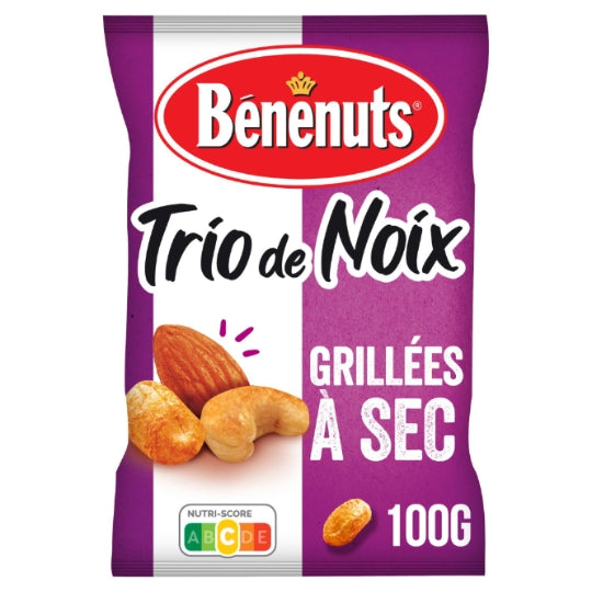 BENENUTS trio noix grille,100g