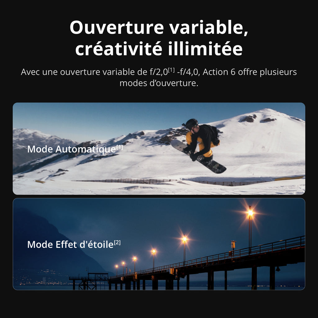 DJI Osmo Action 6 Caméra d'action - Pack Aventure