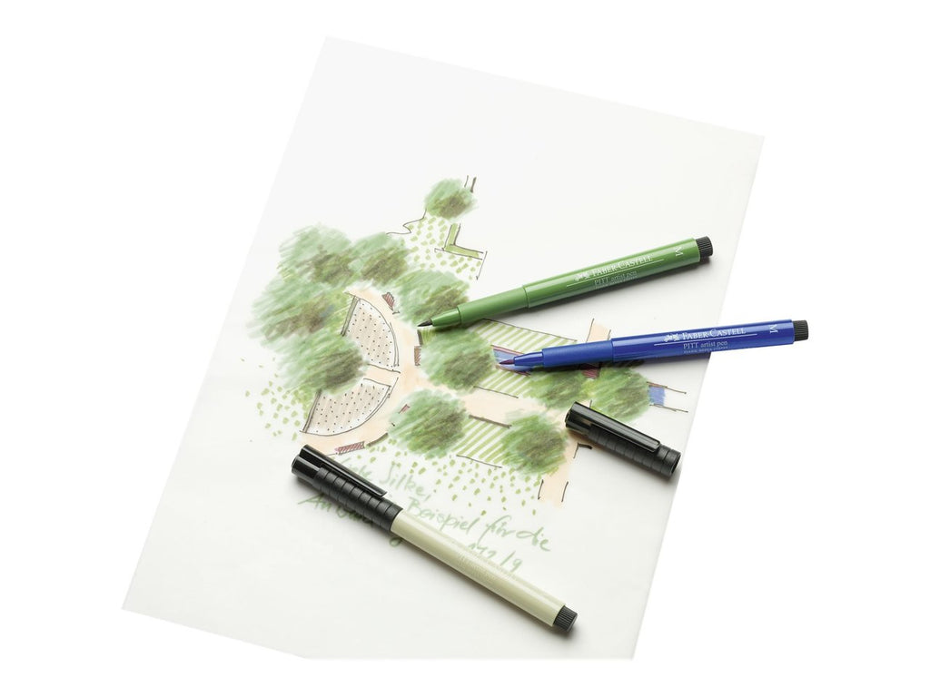 Faber-Castell Pitt Artist Pen Brush Lot de 12 feutres