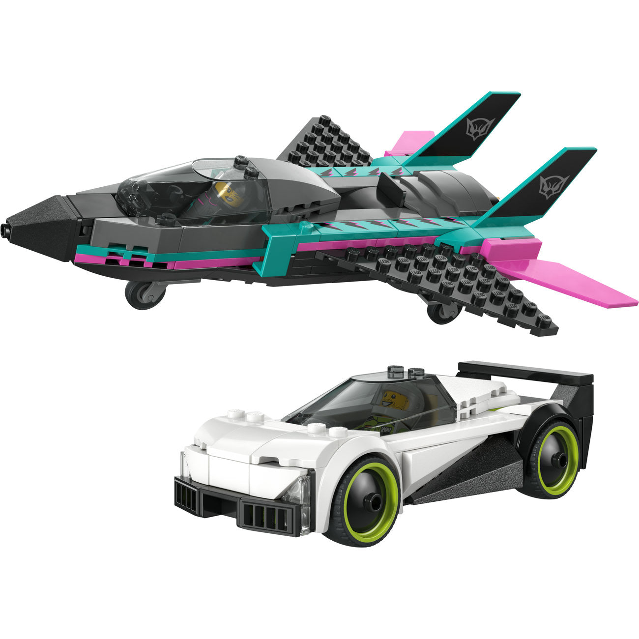 LEGO City 60489 Le jet contre la voiture