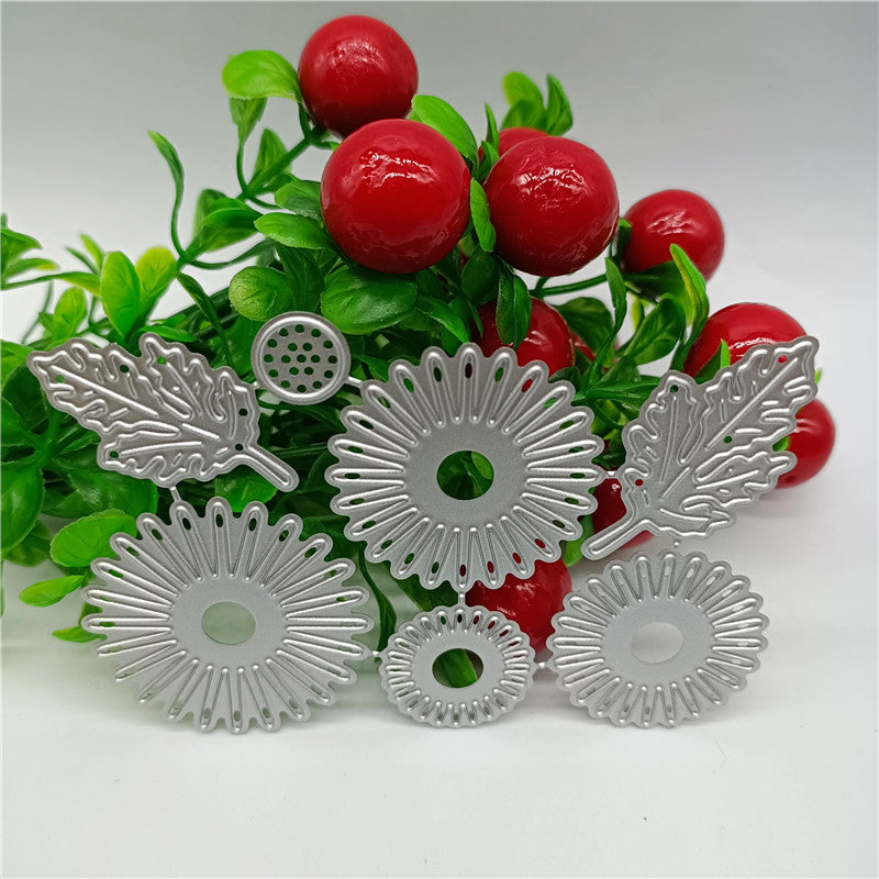 WhereHike Fournitures pour création de cartes, Matrices de découpe pour loisirs créatifs, Matrices de découpe en métal tournesols, Pochoirs pour scrapbooking, album, tamponnage