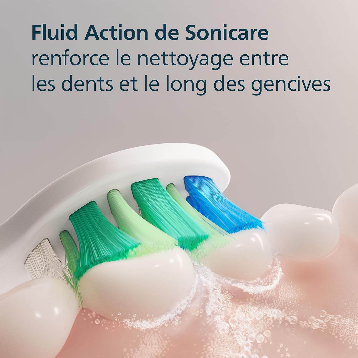 Philips Sonicare InterCare HX9004/87 - Lot de 4 Têtes de Brosse à Dents Électrique - Nettoyage Interdentaire - Blanc