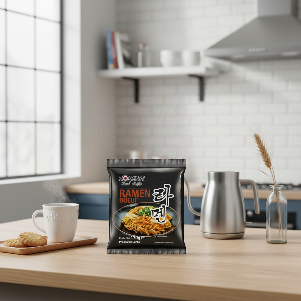 Korean Food Style Nouilles instantanées saveur bœuf - 170 g