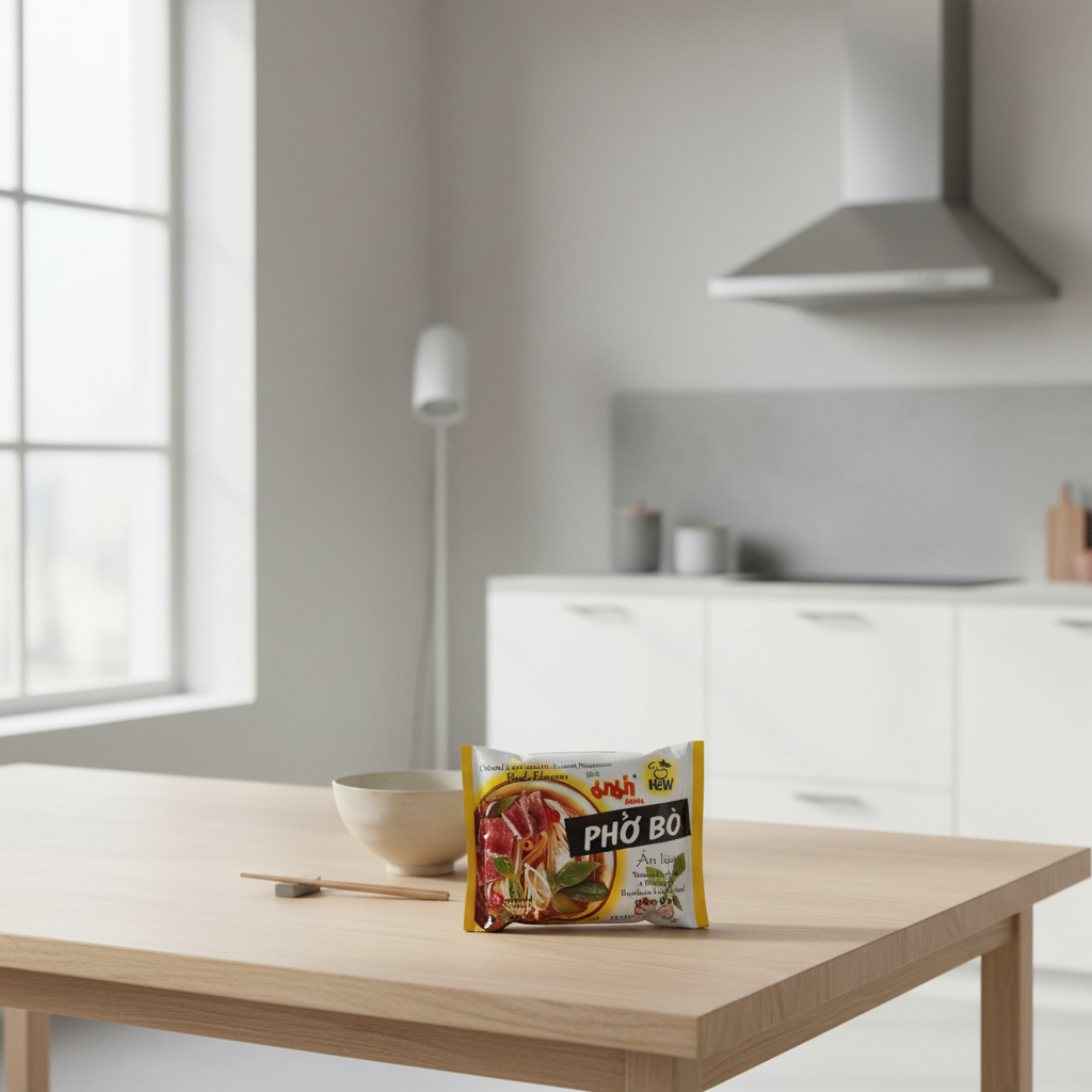 MAMA Vermicelles de riz Chand saveur bœuf, 55 g