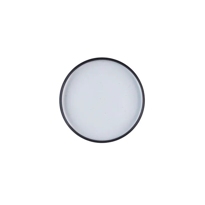 BJÖRN GOURMET Lot de 4 assiettes avec diamètre de 21,5 cm - Noir onyx