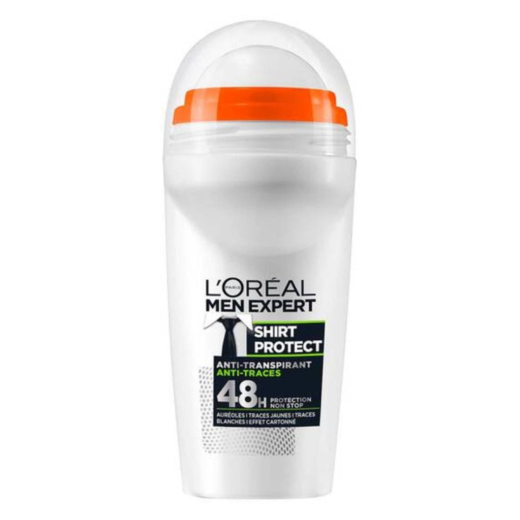 L'Oréal Men Expert Shirt Protect Anti-Taches Déodorant Anti-Transpirant Roll-On, 50 ml