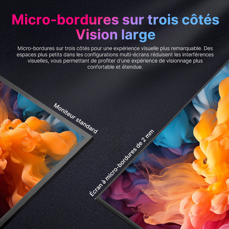 LEPOW Moniteur de bureau 27" avec taux de rafraichissement 100 Hz