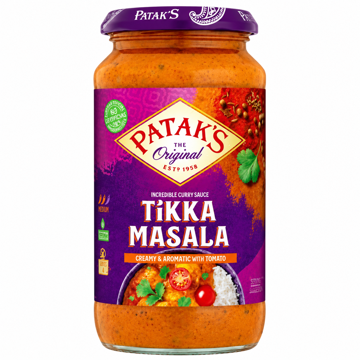 PATAK'S Sauce Tikka Masala - 450 g