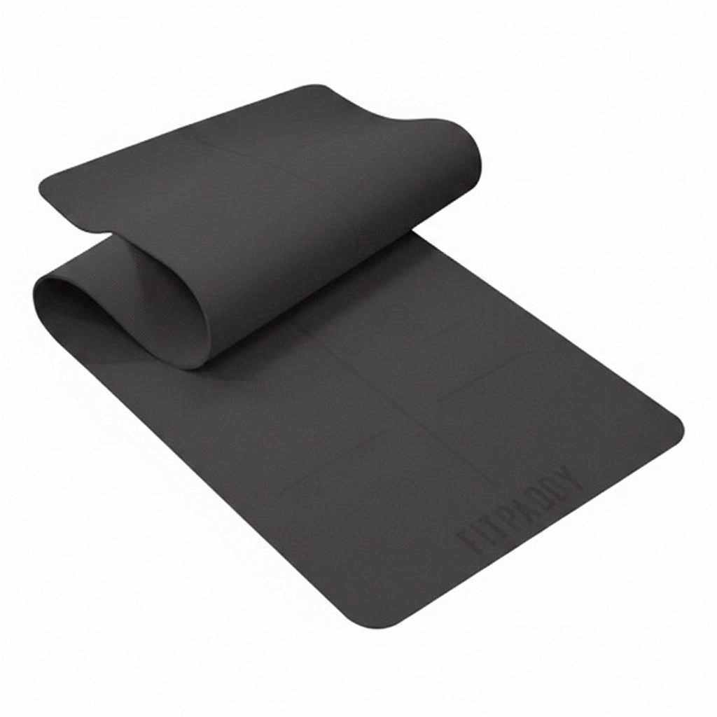 FITPADDY MAT01BL TPE Tapis de yoga 183 x 61 cm Noir