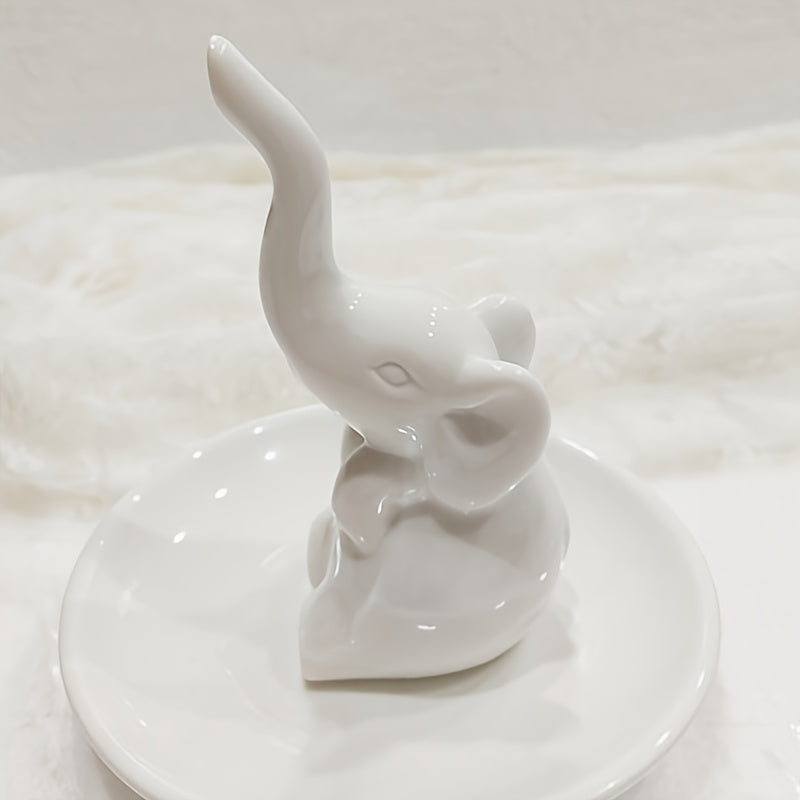 YumiPLUS Porte-bague en forme d'éléphant blanc, 1 pièce