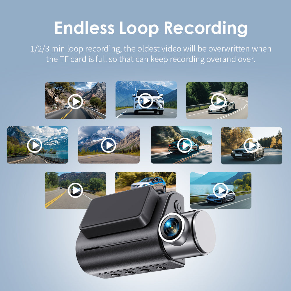 KAWA Dashcam 4K avant et arrière, commande vocale, carte SD 64 Go offerte, double dashcam Wi-Fi 6 pour voiture, GPS intégré, écran 2 pouces, HDR 2K, moteur NightEagle