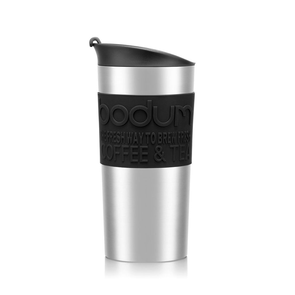 BODUM Mug de voyage isotherme 350 ml - Argent et noir