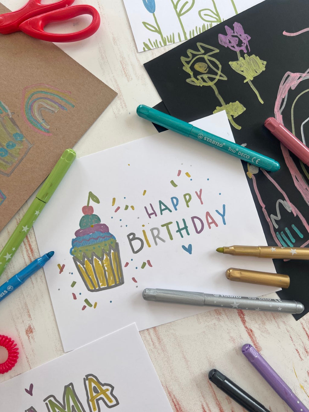 STABILO Trio Deco Boîte en carton avec 8 couleurs assorties