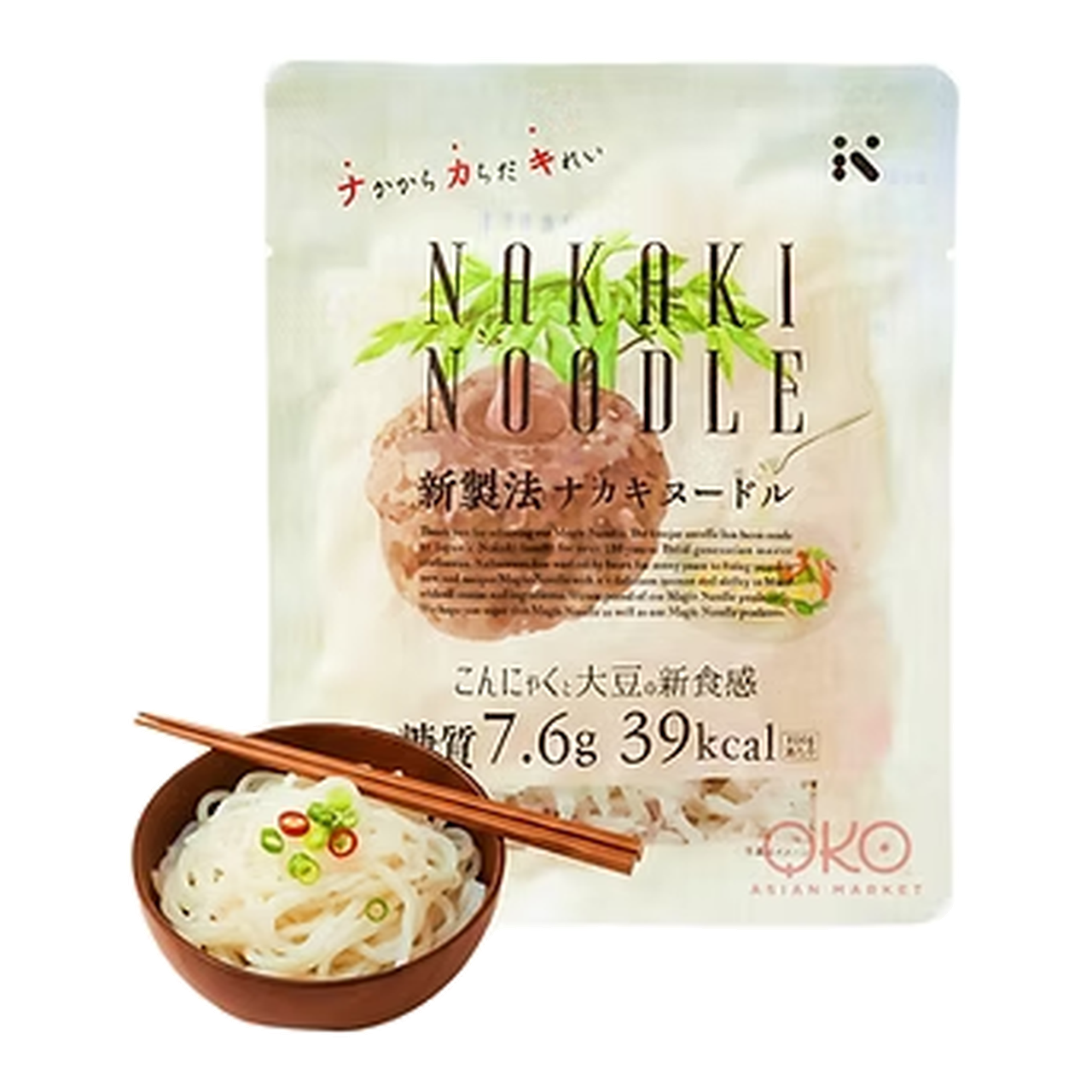 Nouilles de Konjac & Soja 0 kcal Nakaki 180 g