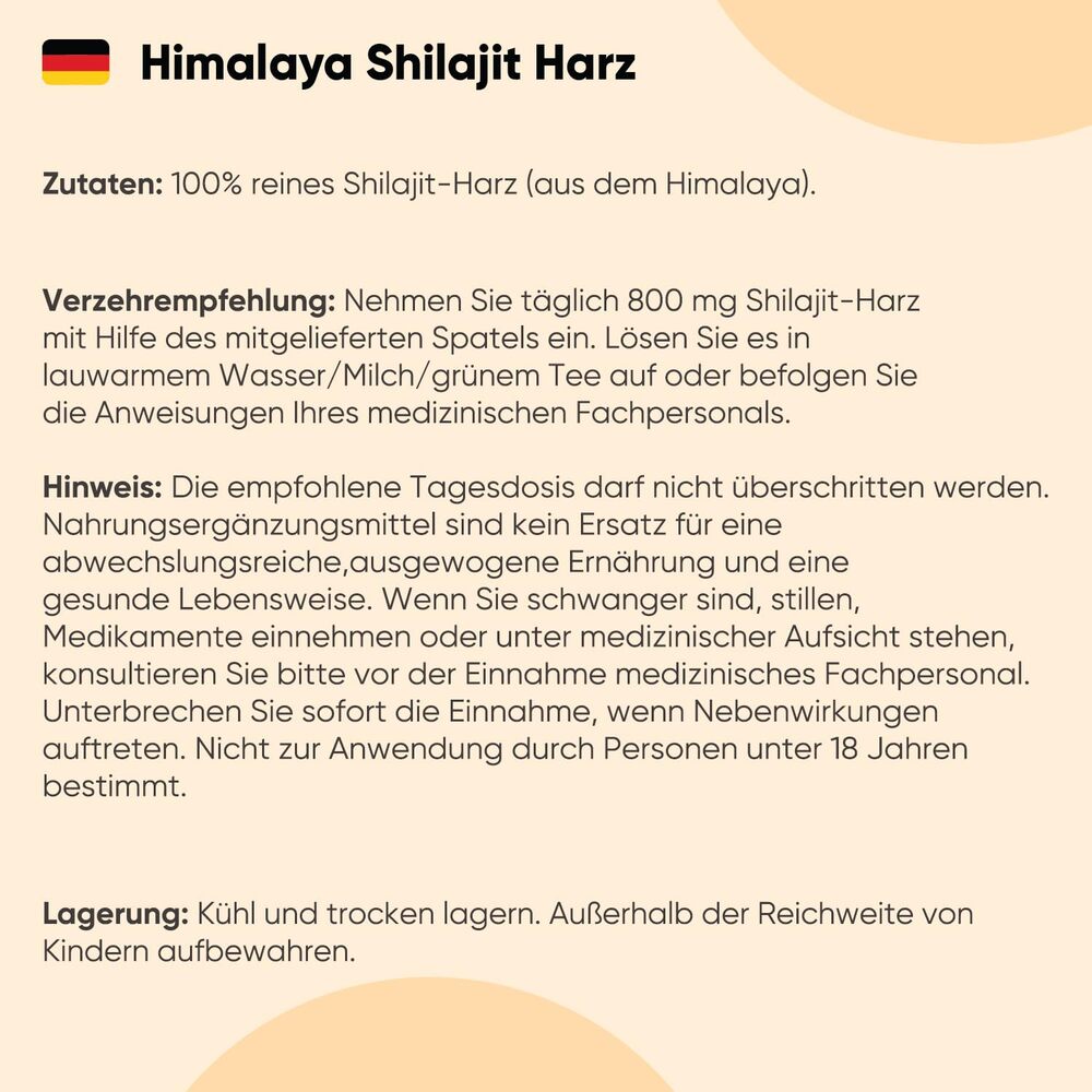 WeightWorld Résine de Shilajit pure de l’Himalaya 50 g