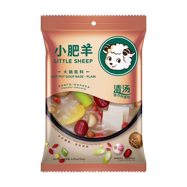Little Sheep Base pour fondue chinoise en bouillon clair 130 g