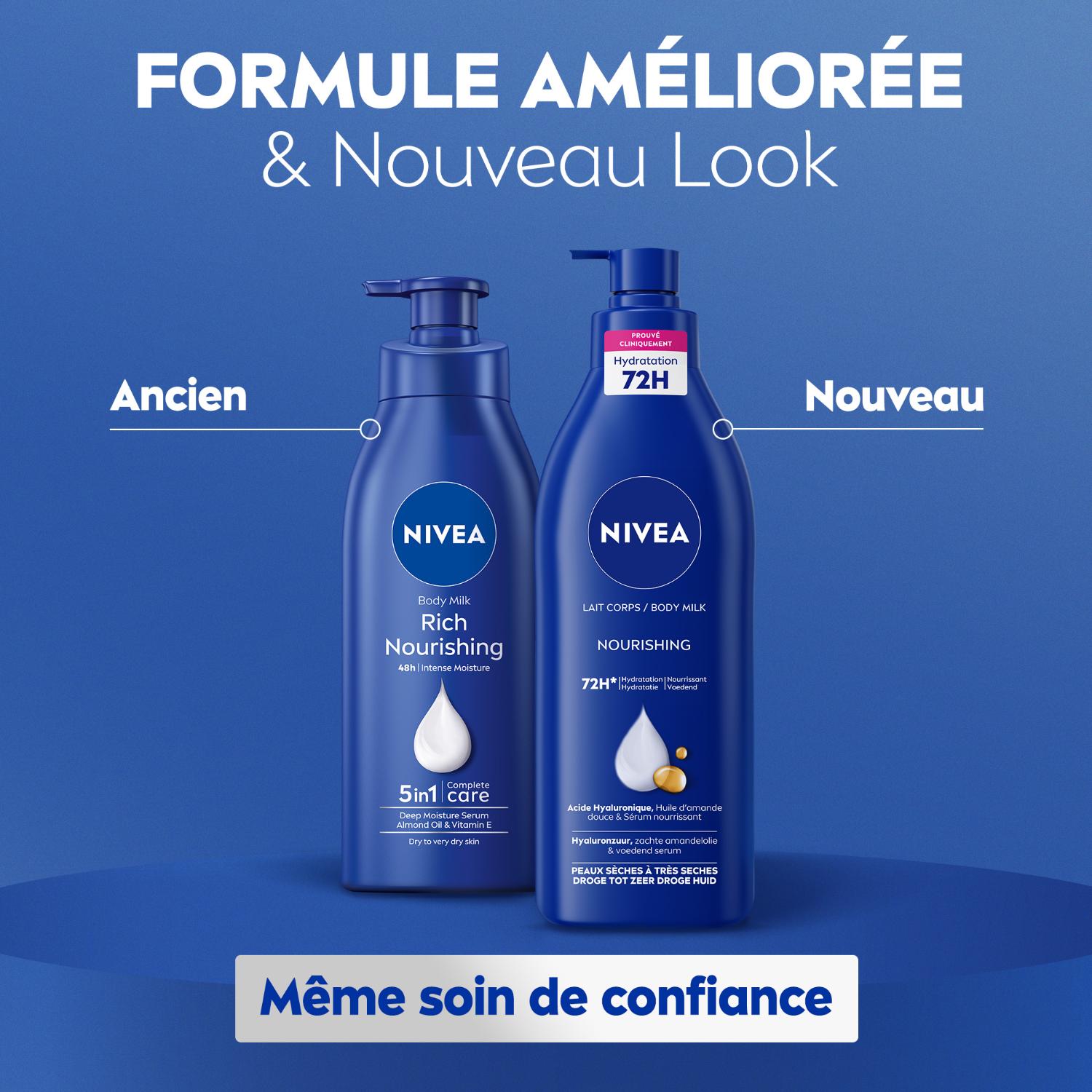 Nivea Lait Corps Crème Nourrissant Peaux Très Sèches 625 ml