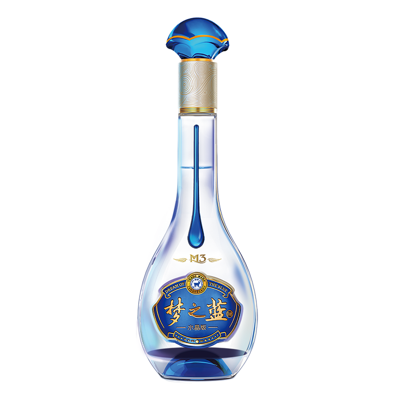 Yanghe Mengzhilan M3 Baijiu Cristal 500 ml 52 %