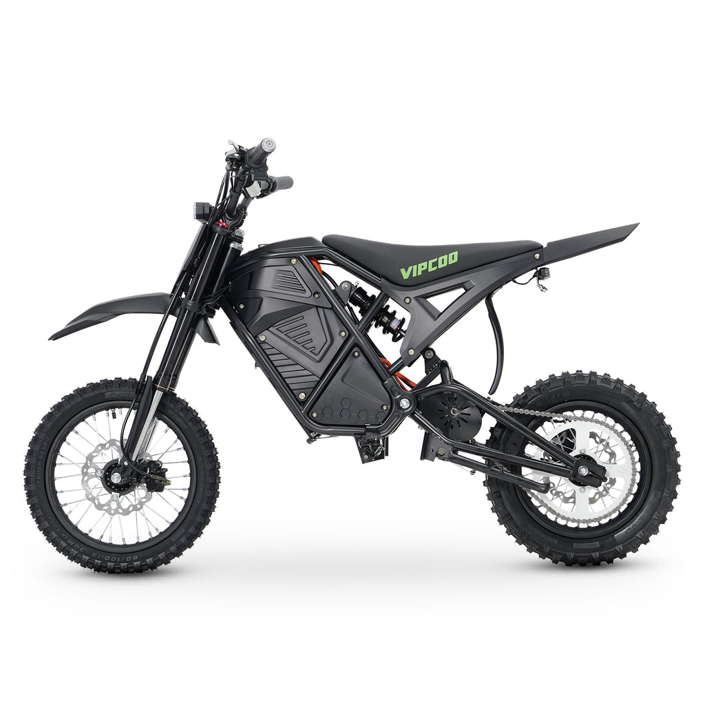 Vélo d'aventure électrique VIPCOO, batterie amovible 48 V, système de freinage hydraulique, suspension complète, randonnée en plein air haute performance pour adultes et adolescents