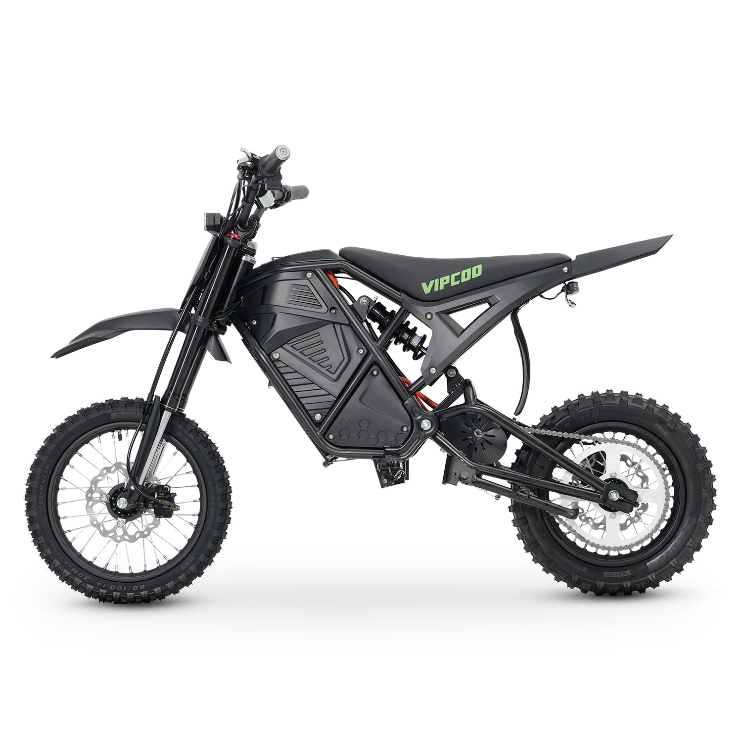 Vélo d'aventure électrique VIPCOO, batterie amovible 48 V, système de freinage hydraulique, suspension complète, randonnée en plein air haute performance pour adultes et adolescents