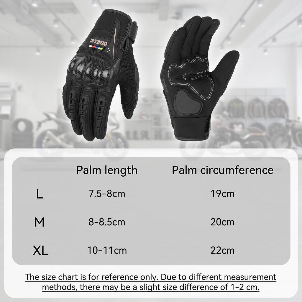 Gants de Moto Homme, Gants De Moto Toutes Saisons avec Protection Des Articulations Et Fonction Tactile, Gants Extérieurs Respirants pour Hommes Et Femmes, Convient Pour Moto, Vélo, Trottinette - M