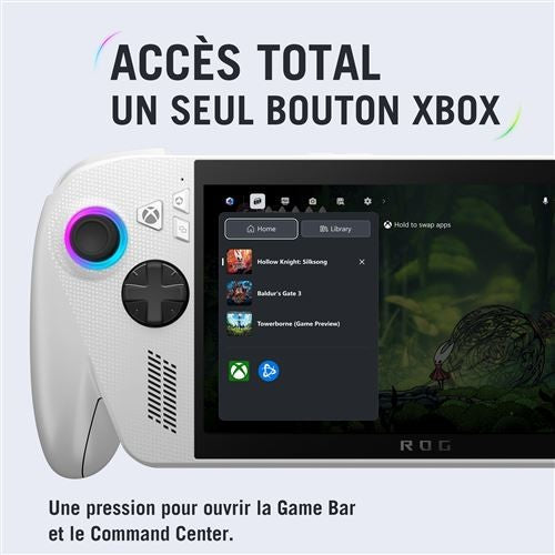 Console portable ASUS ROG Xbox Ally - 16 Go RAM - 512 Go SSD - Blanc