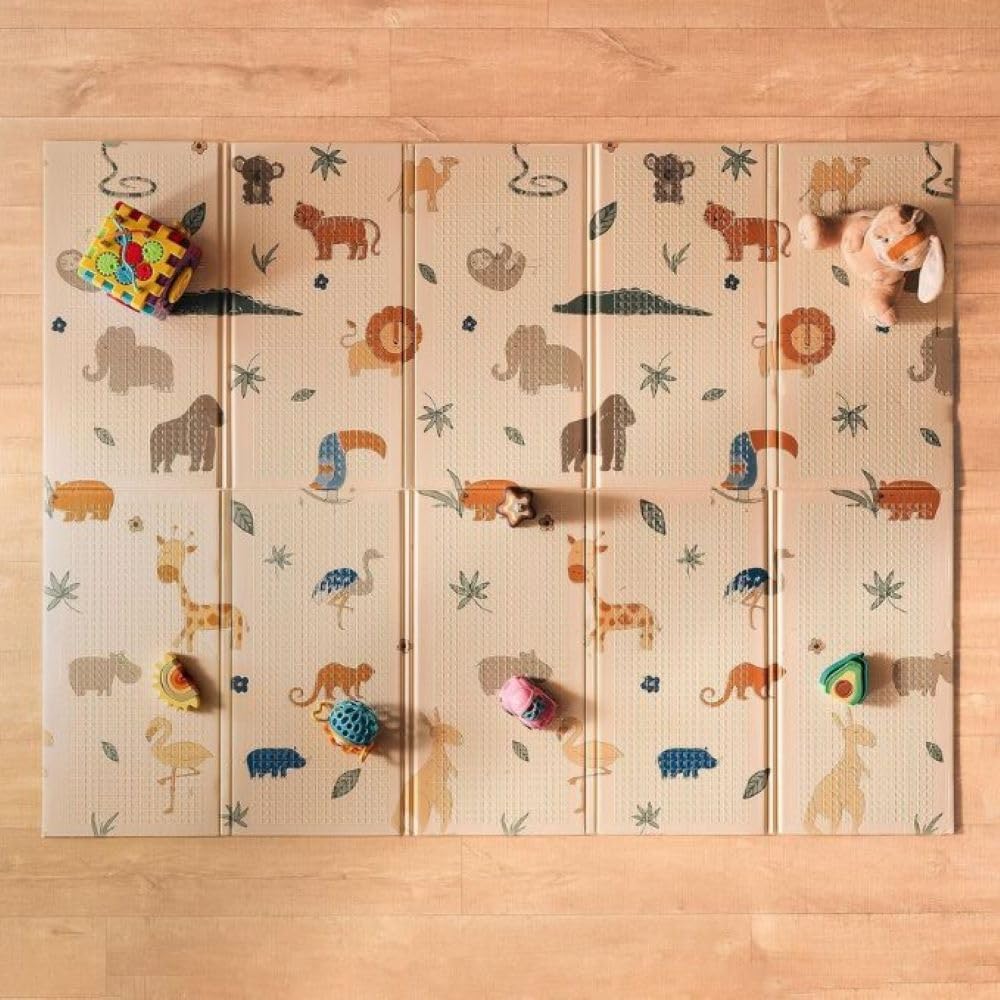 Nuby Tapis d'éveil réversible - Safari