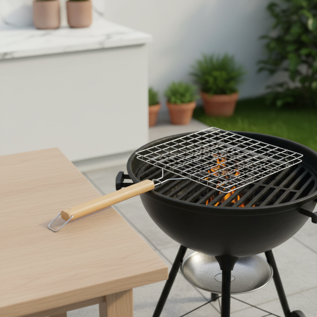 Alpina Panier à barbecue 55 x 35 x 2 cm