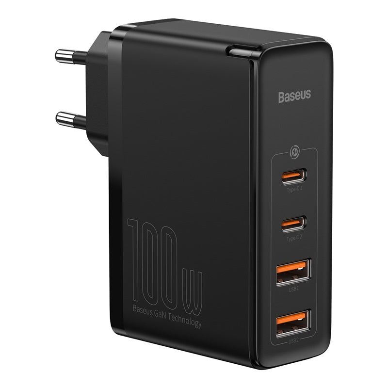 Baseus GaN2 Pro Chargeur rapide 2 C + 2 U 100 W - Noir