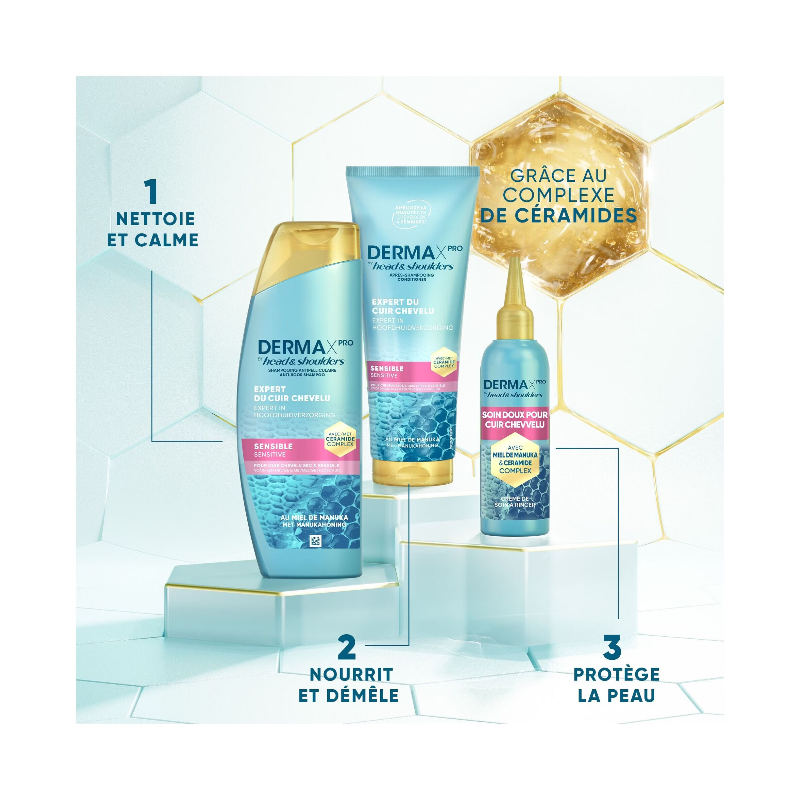 HEAD & SHOULDERS Derma X Pro - Soin Cuir Chevelu Sensible - 145ml