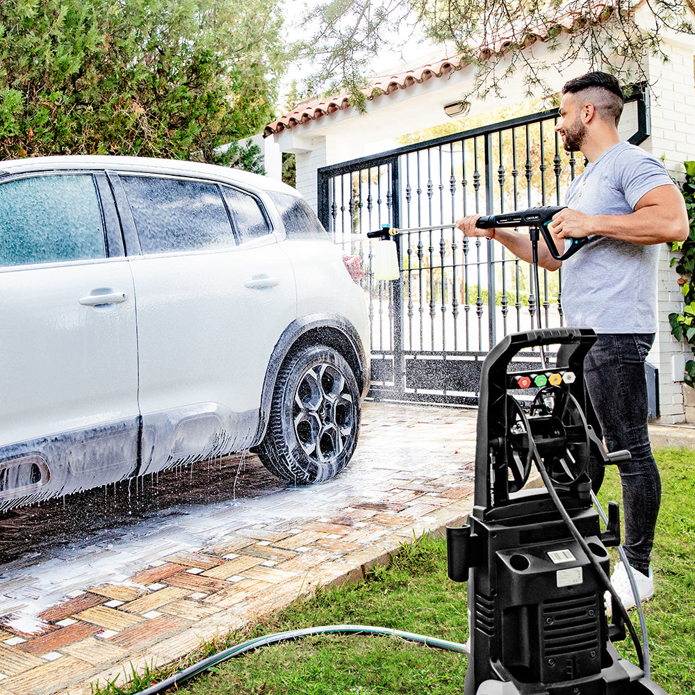 Cecotec HydroBoost 3200 TotalClean High Pressure Washer - 3200W Brushless Pressure Washer 225 Bar, 540 L/h, Aluminium Pump with 14m Operating Radius for Home, Car & Garden, Multi-colored
