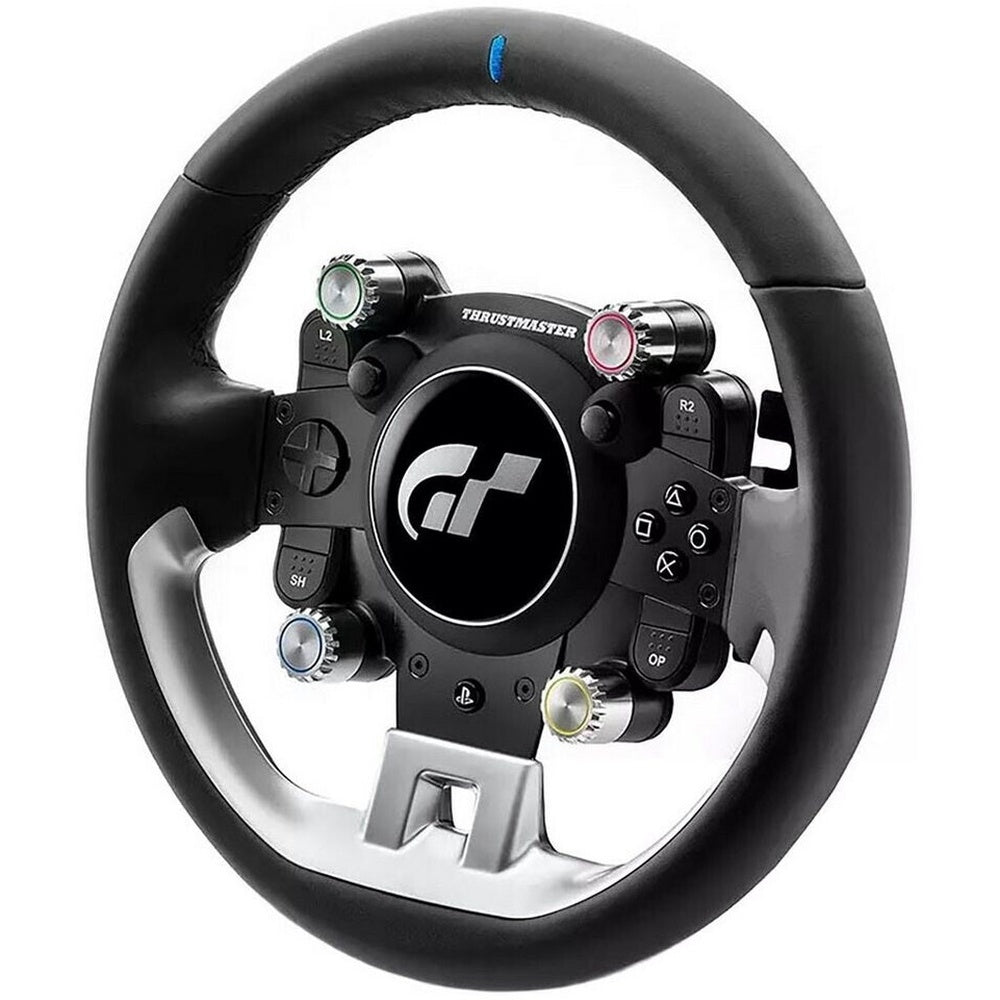 Thrustmaster GT Wheel Add-On - Volant de course GT taille réelle, Palettes magnétiques en métal, Libération rapide de nouvelle génération, Compatible PC/PS/Xbox, Version de détail