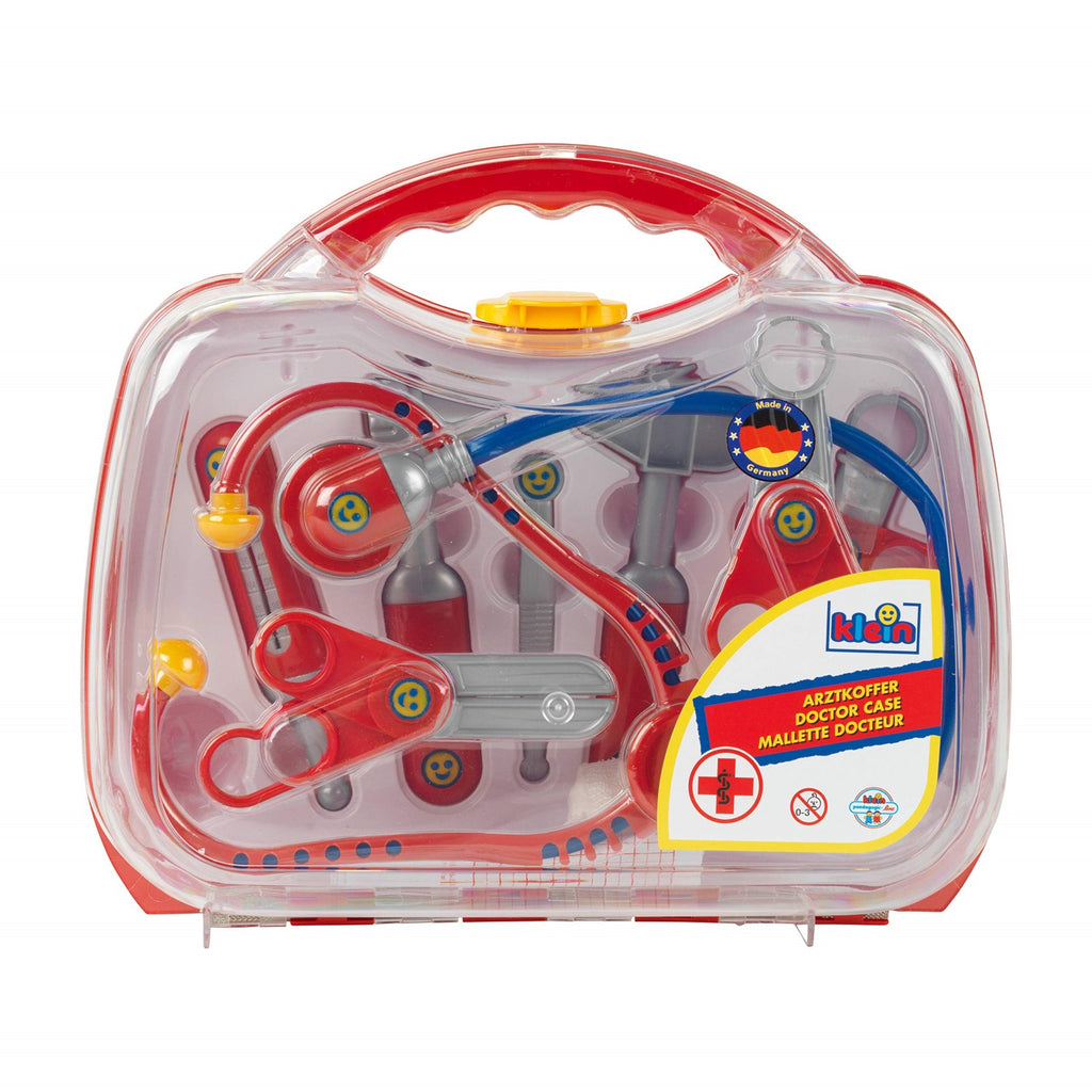 Theo Klein PRO Mallette de docteur transparente pour enfants, taille moyenne