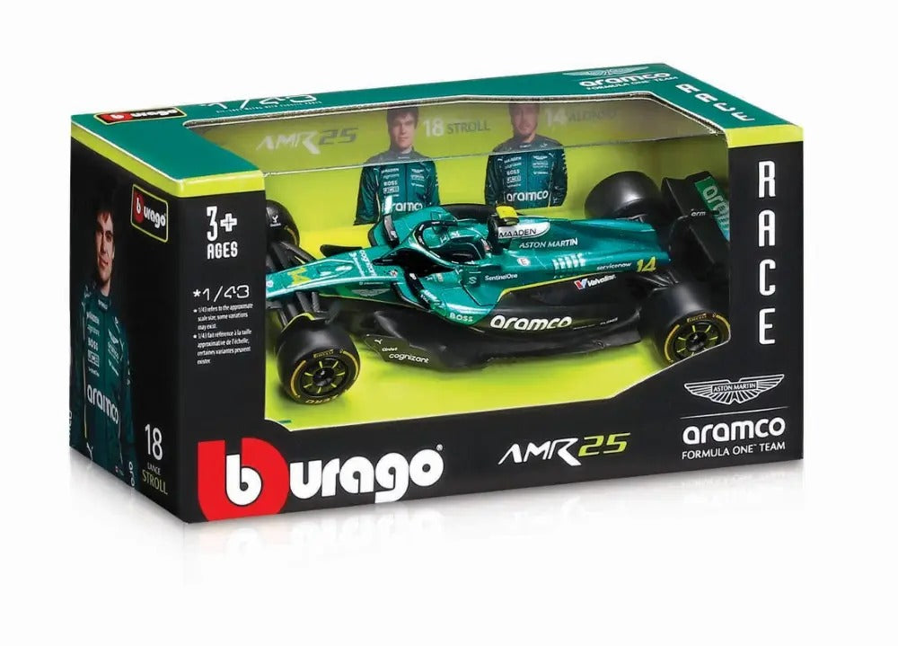 1/43 Bburago Formule 1 Aston Martin AMR25 GP d'Australie #Alonso