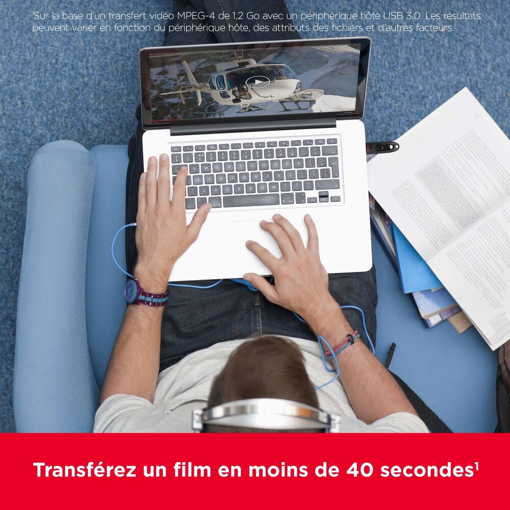SanDisk Ultra Clé USB 3.0 128 Go