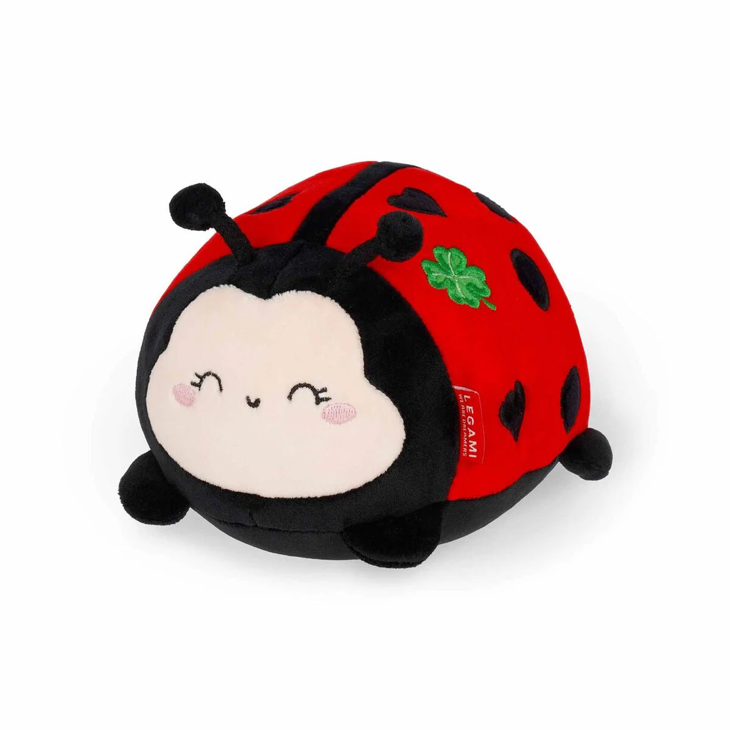 Legami Collection de peluches douces, Mini ladybug jouet en peluche, Hauteur 12 cm, Lot de 1