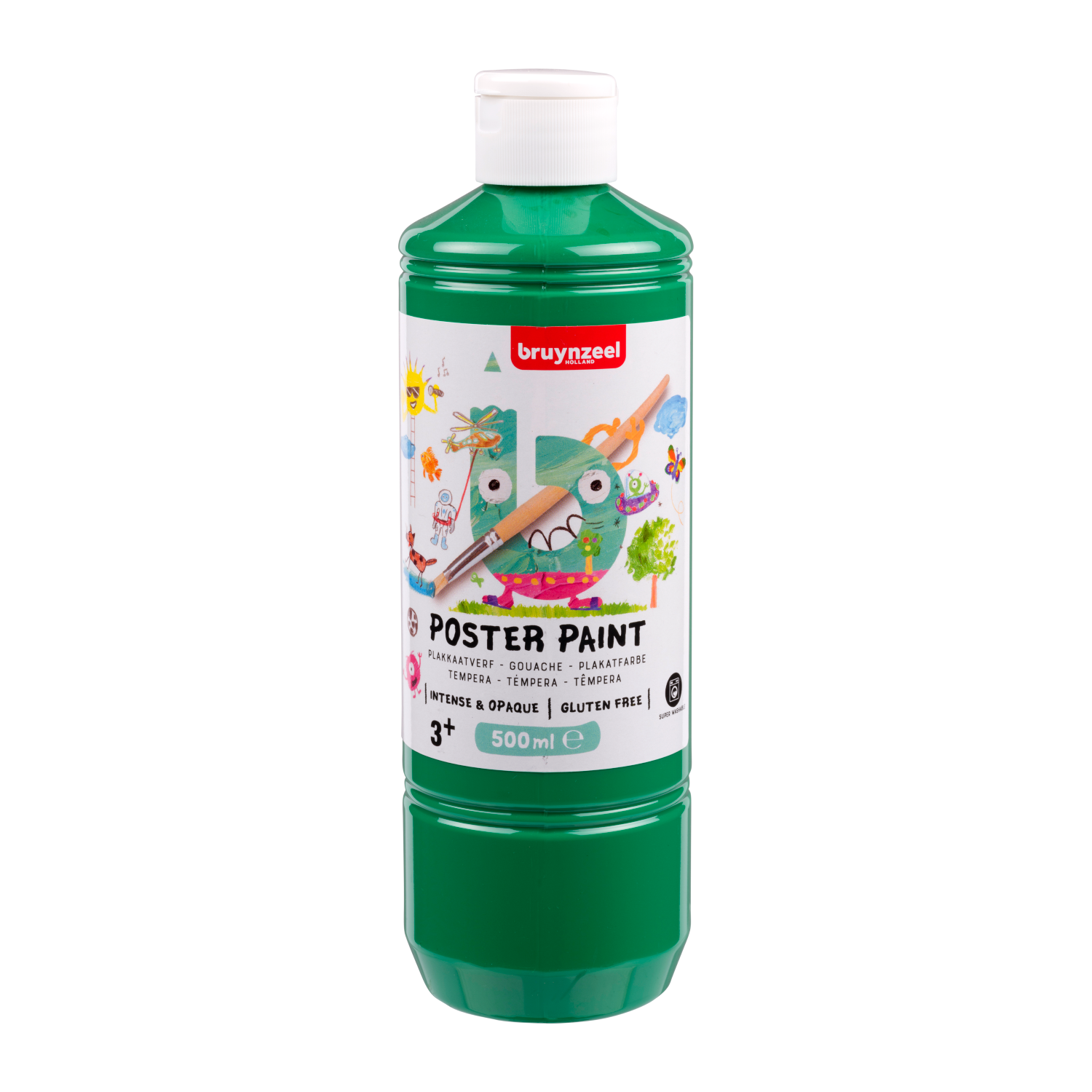 Gouache Bruynzeel 500 ml Vert