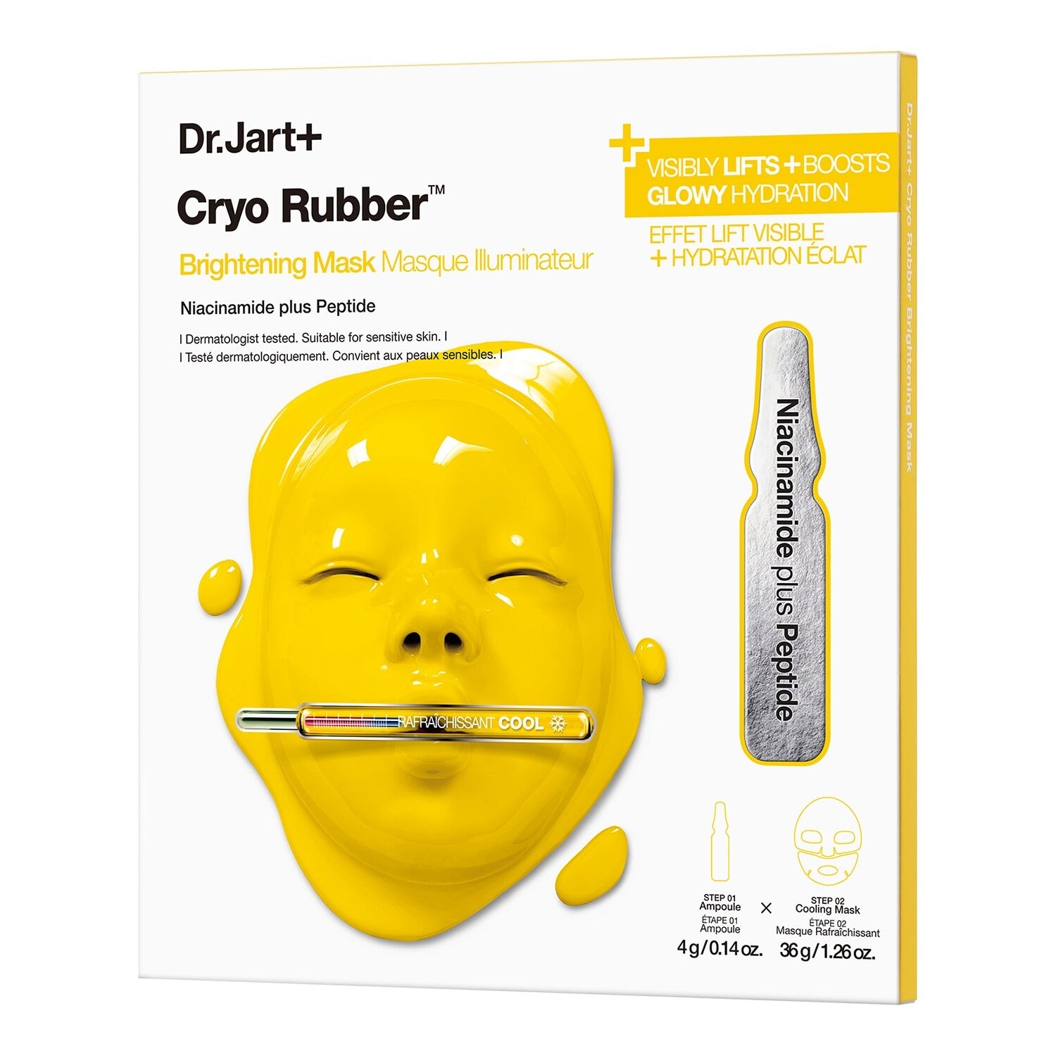 Dr.Jart+ Cryo Rubber Masque éclaircissant à la vitamine C 4 g + 40 g