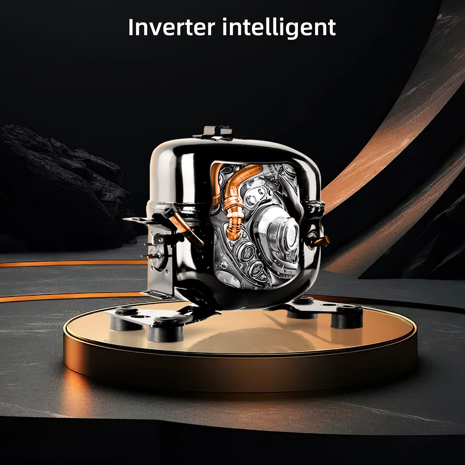 CHiQ JR318WSD Réfrigérateur-congélateur combiné 322 L, Froid ventilé, Multi-flux d'air, Congélation 4 étoiles, Compresseur à inverseur 37 dB, Réfrigérateur 226 L et congélateur 96 L